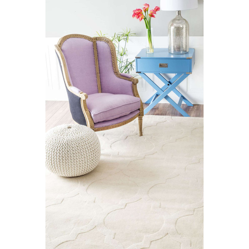 Alonza Handmade Flatweave Wool Ivory Area Rug & Reviews Joss & Main